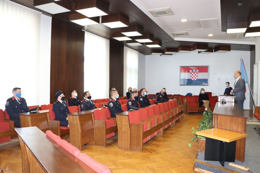Prijem vatrogasaca za blagdan svetog Florijana