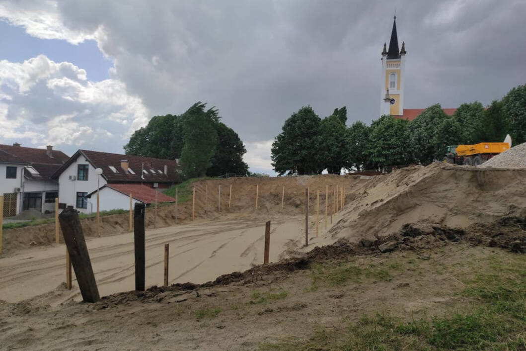 Radovi na izgradnji pastoralnog centra