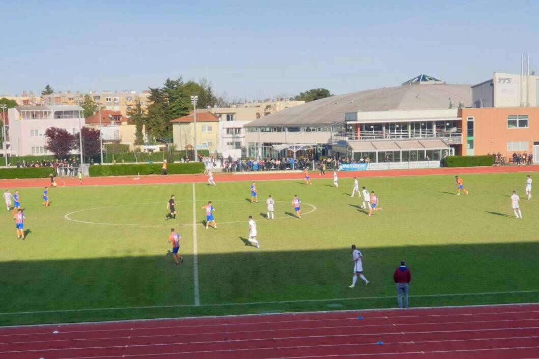 Detalj s utakmice između Varteksa i Tehničara iz Cvetkovca na stadionu Slobode u Varaždinu