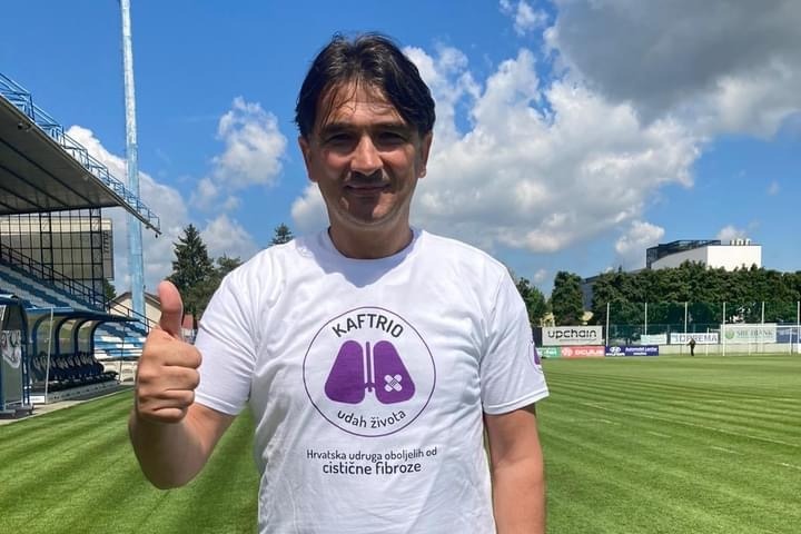 I izbornik hrvatske nogometne reprezentacije Zlatko Dalić podržao je kampanju "Kaftrio - udah života"