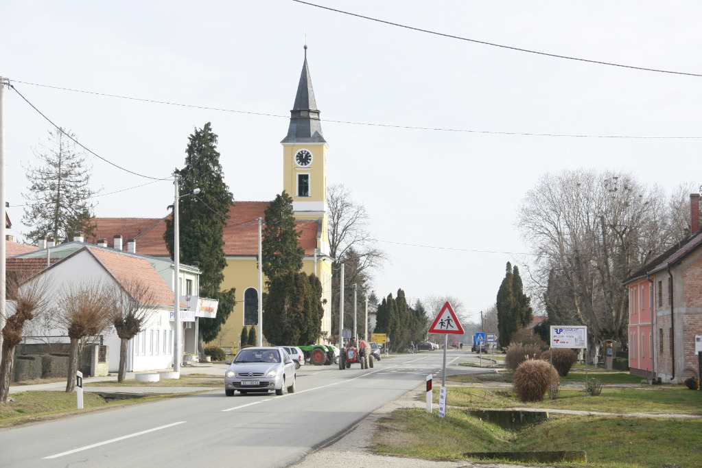 Središte prekodravskog mjesta Gola