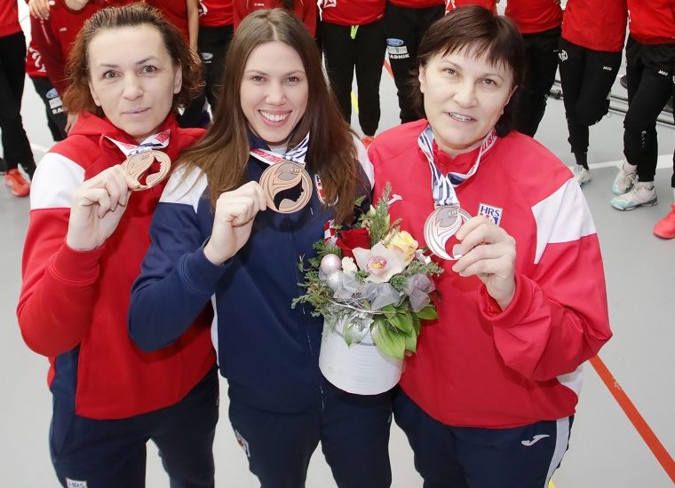 Ljerka Vresk, Dejana Milosavljević i Snježana Petika, brončane s Europskog prvenstva