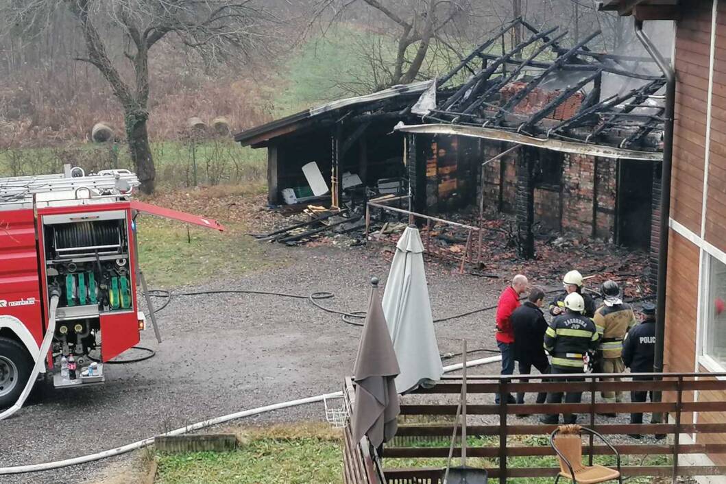 Stravični požar u obiteljskom domu u Andraševcu