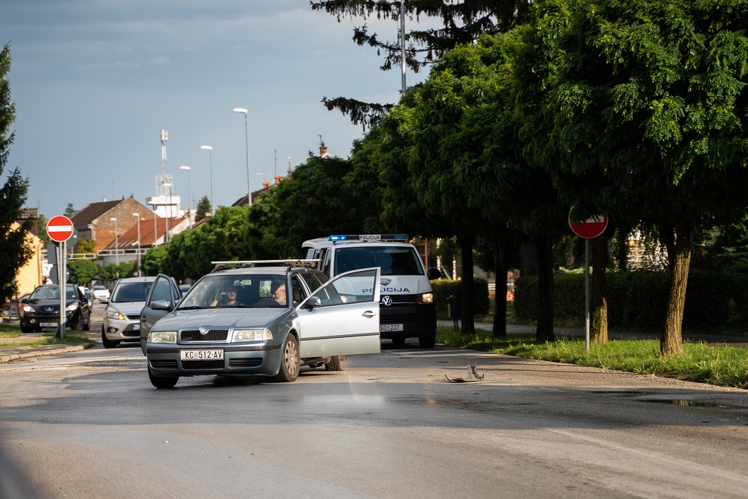 Prometna nesreća u Koprivnici // Foto: Luka Krušec / LuMedia