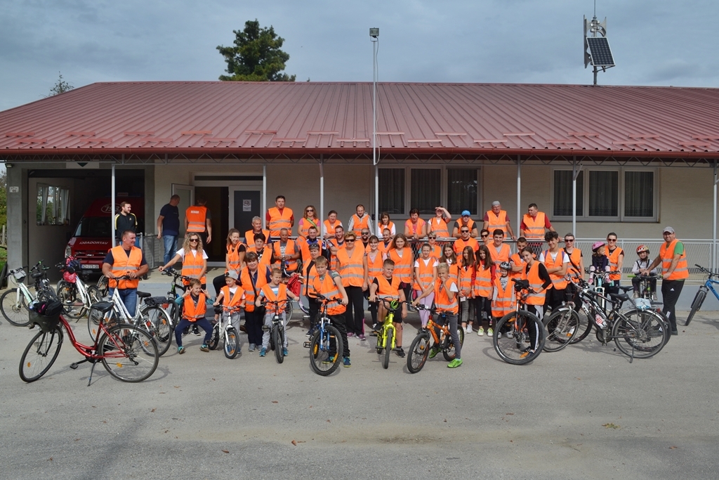 Biciklisti na općinskoj biciklijadi
