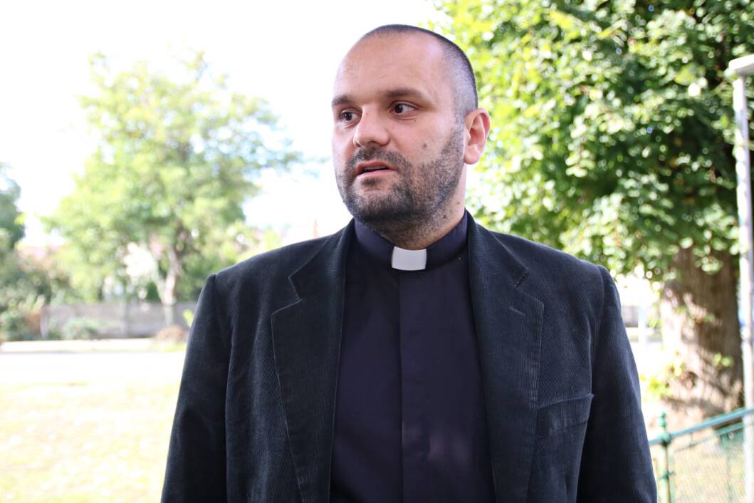 Davor Šumandl, duhovnik koprivničkog ogranka inicijative i župnik Župe blaženog Alojzija Stepinca u Koprivnici