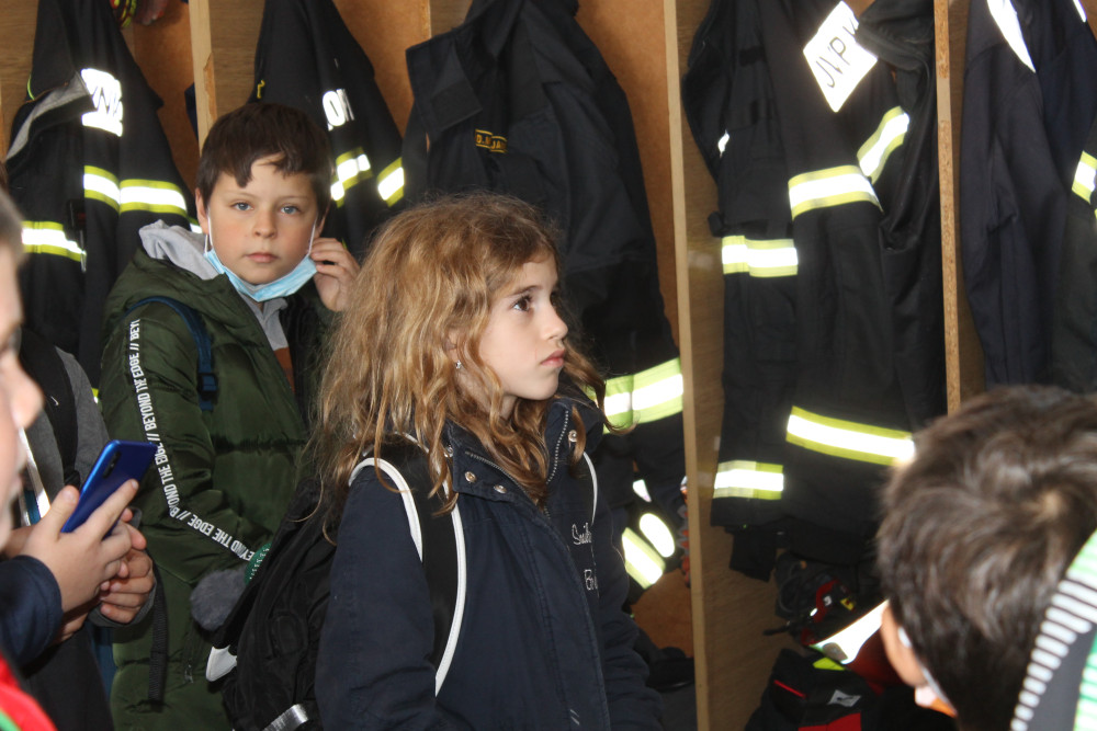 Učenici u posjeti koprivničkim vatrogascima