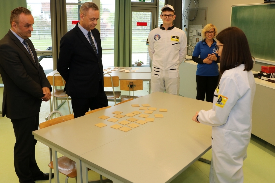 Župan Darko Koren i gimnazijalci