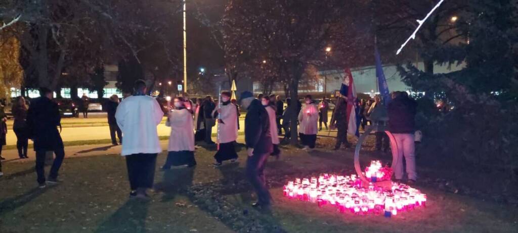 Svijeće za Vukovar u Koprivnici