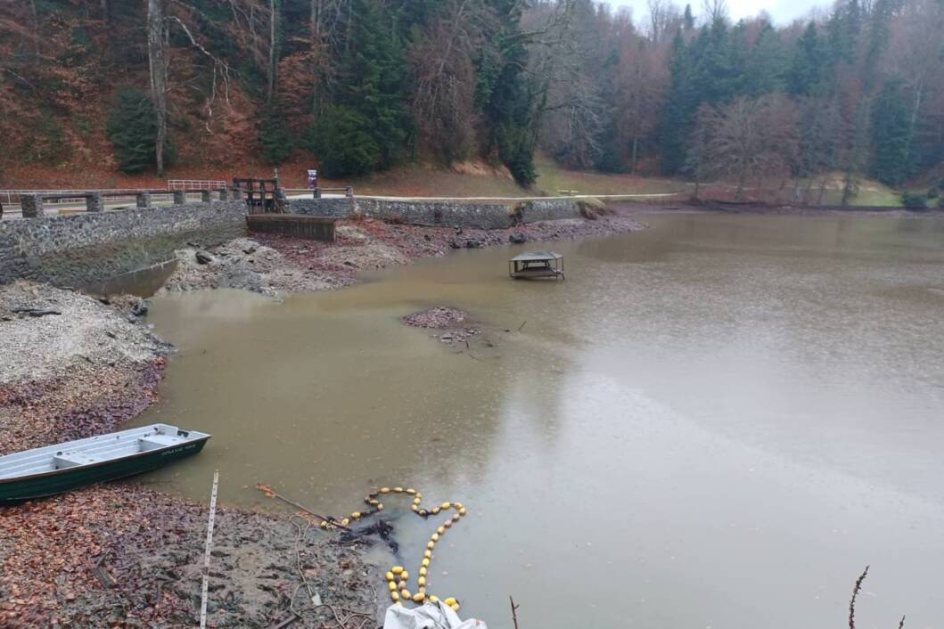 Trakošćansko jezero u neprepoznatljivom izdanju