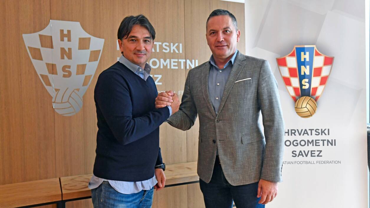 Zlatko Dalić i Marijan Kustić