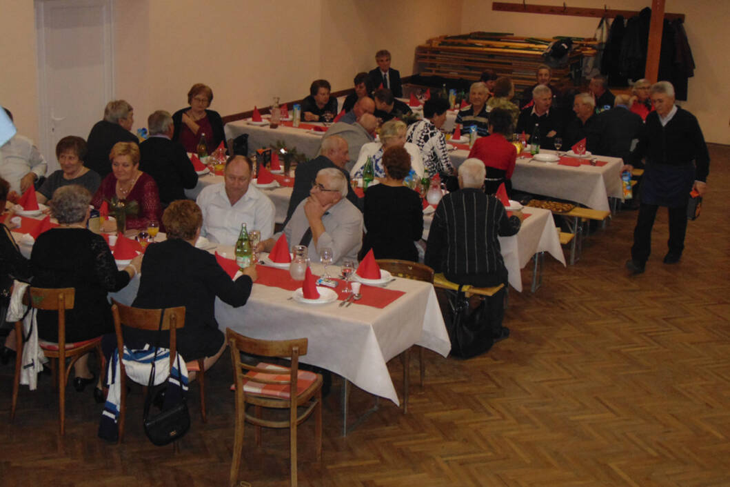 Domjenak udruge umirovljenika Matice Općine Rasinja