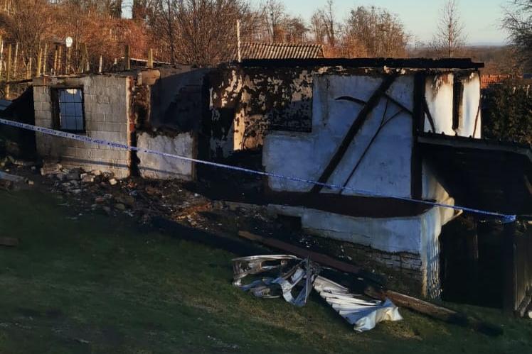 Unutrašnjost objekta u potpunosti je izgorjela