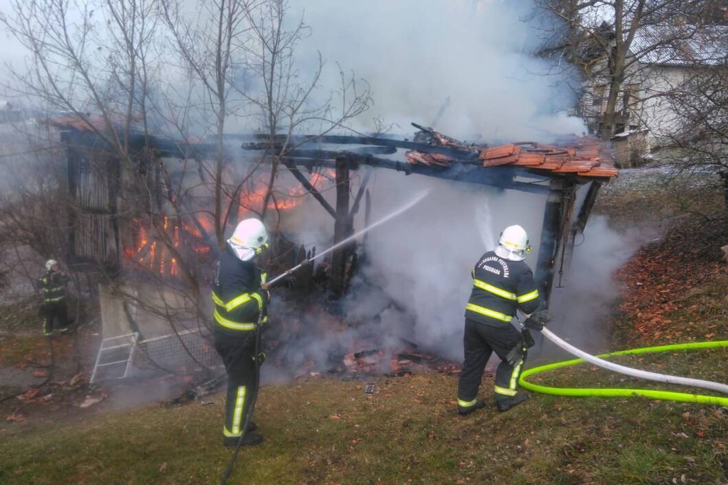 Požar gospodarskog objekta