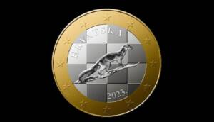 Sporna kovanica eura s motivom kune