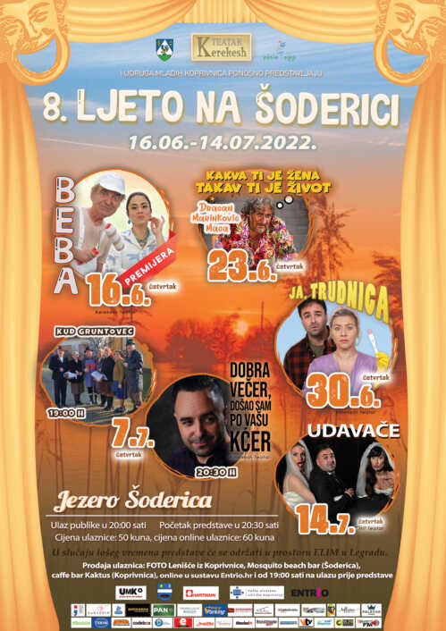 Plakat 8. Ljeta na Šoderici