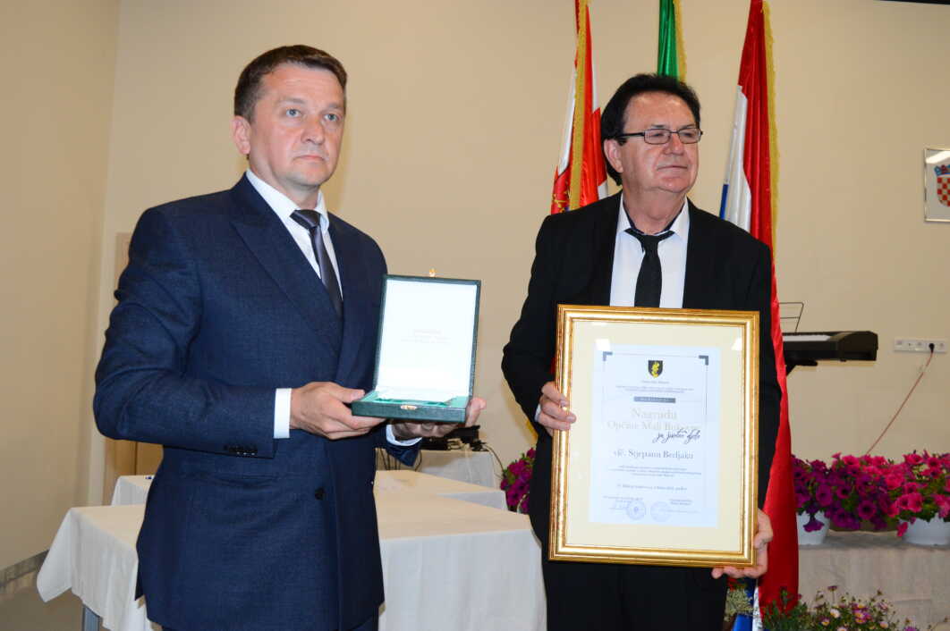 Darko Marković i Zlatko Golec na dodjeli javnih priznanja Općine Mali Bukovec
