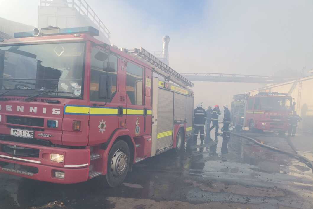 Požar u pilani Požgaj u Velikom Bukovcu
