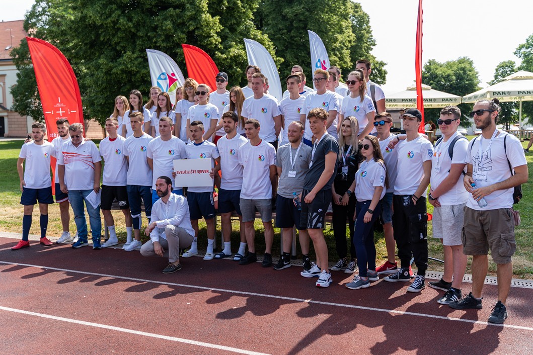 Sudionici Sportskih igara studenata u Koprivnici