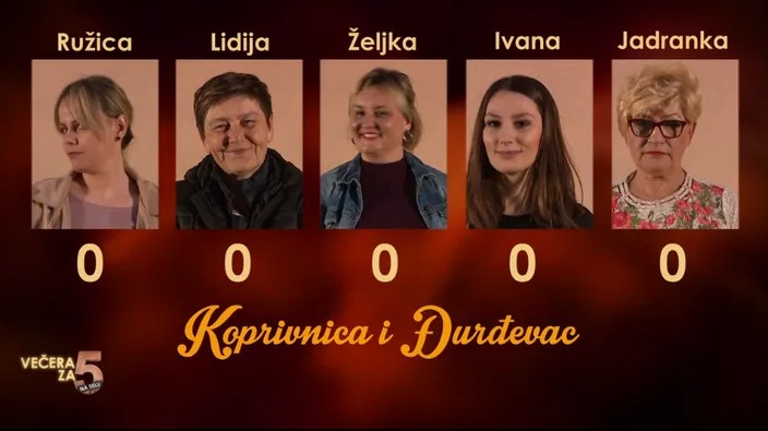 Kandidatkinje 'Večere za pet na selu' iz Koprivnice i Đurđevca
