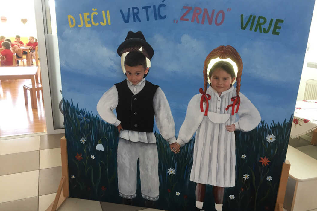 Fran i Hana iz dječjeg vrtića Pčelica