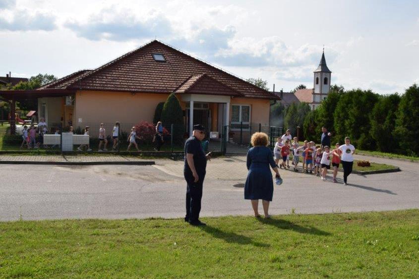 Evakuacijska vježba u dječjem vrtiću Dabrić