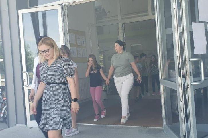 Evakuacijska vježba u Osnovnoj školi Legrad