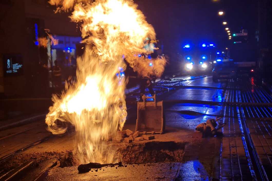 Požar u Frankopanskoj ulici u Zagrebu