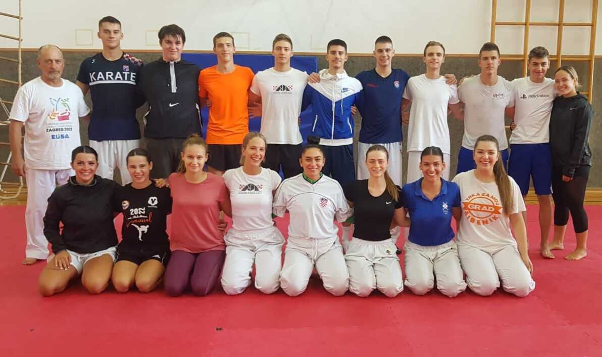 Hrvatska karate reprezentacija na pripremama