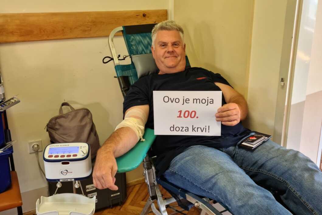 Danijel Perošić, dobrovoljni darivatelj krvi