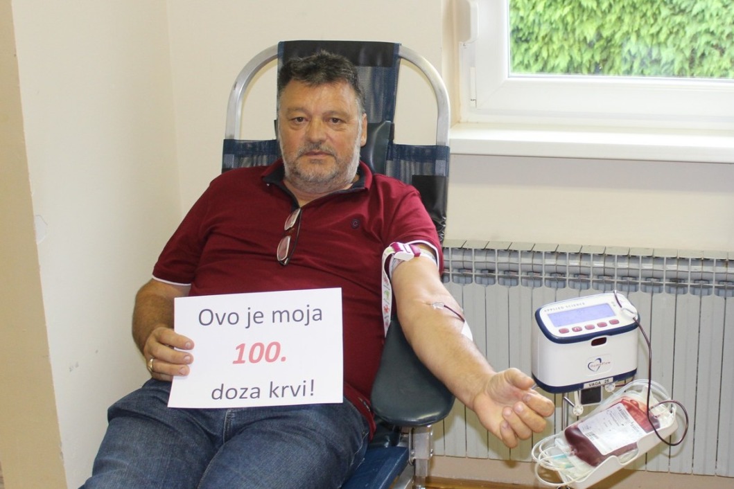 Mirko Hemetek, dobrovoljni darivatelj krvi