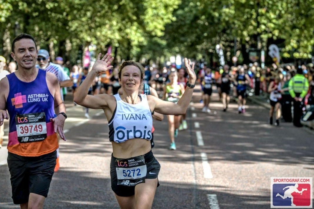 Ivana Merc na Londonskom maratonu