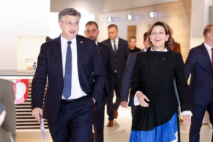 Andrej Plenković i Martina Dalić