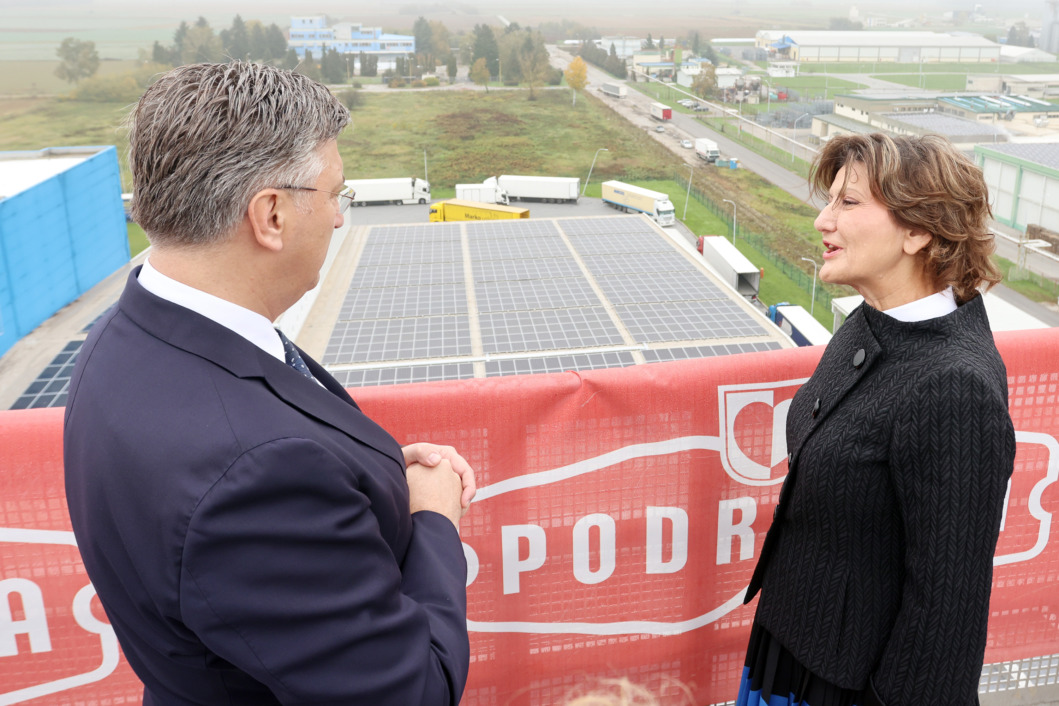 Andrej Plenković i Martina Dalić u razgovoru