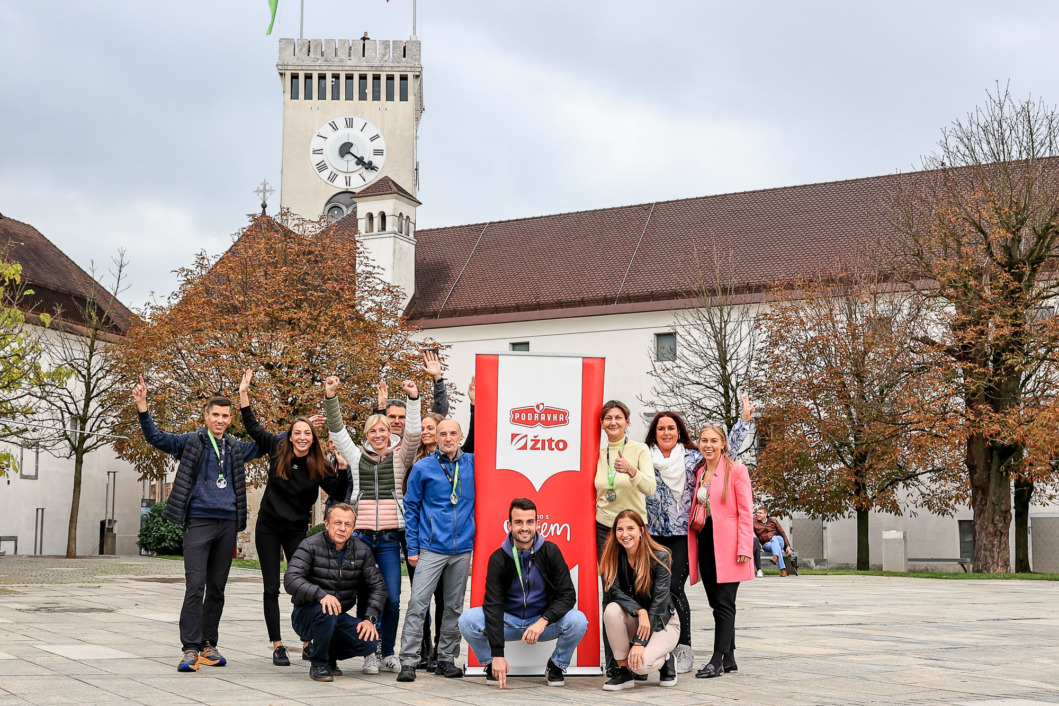 Predstavnici Podravke i Žita na Ljubljanskom maratonu
