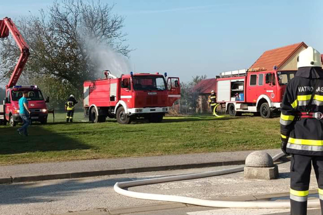 Vatrogasna vježba u Kalinovcu