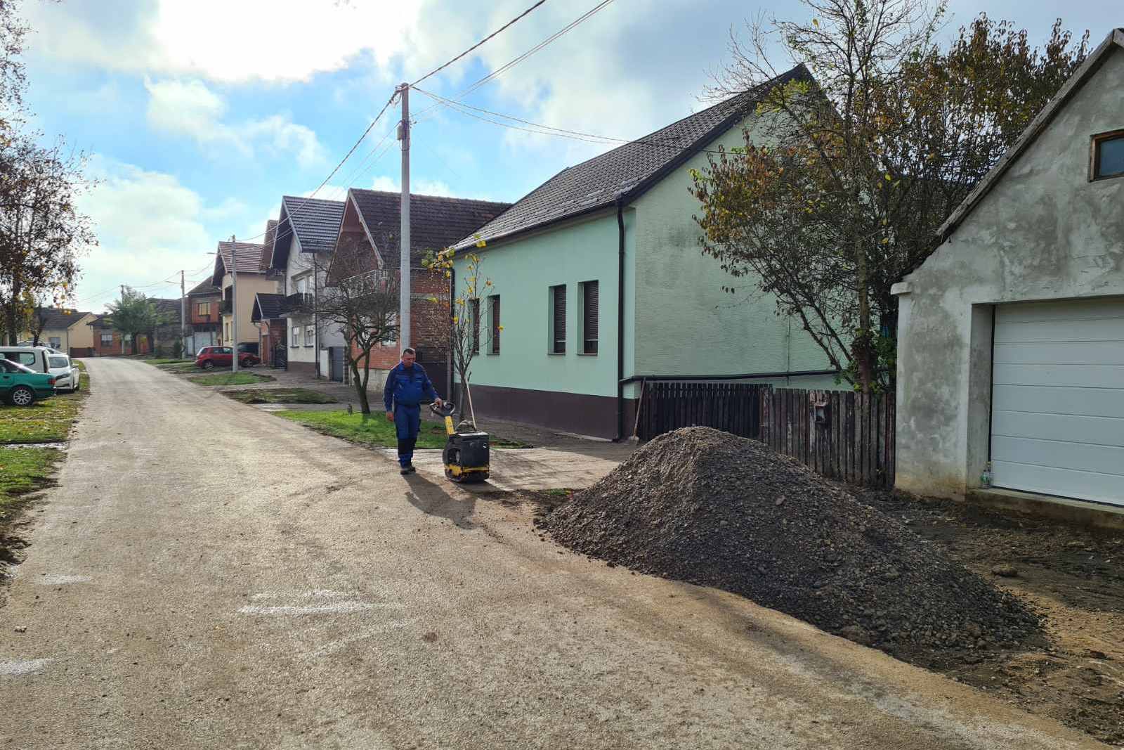 Radovi u Ulici Donji Brvci u Đurđevcu