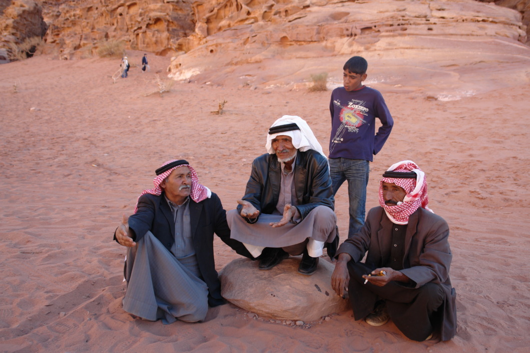 Beduini u pustinji Wadi Rum