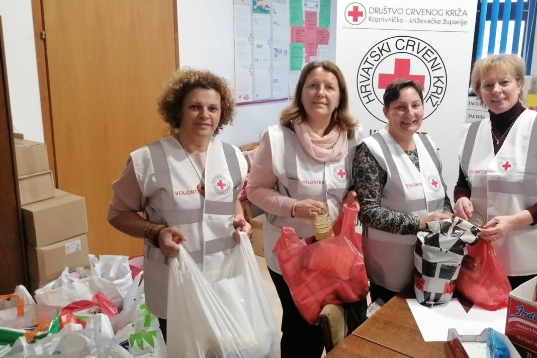 Vrijedne volonterke đurđevačkog Crvenog križa u akciji Solidarnost na djelu