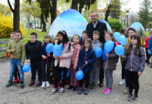 Župan Darko Koren s koprivničkim mališanima
