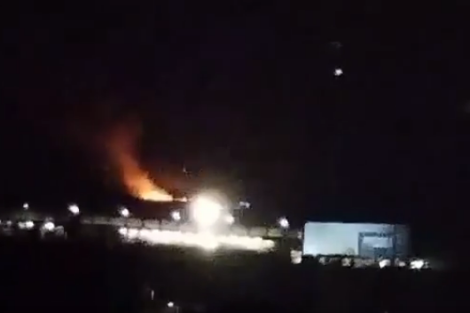 Veliki požar iza pogona tvrte Eurocable
