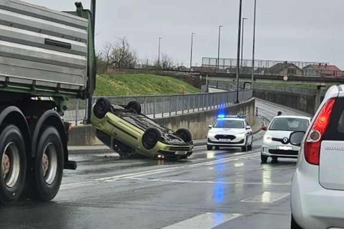 Prometna nesreća na čakovečkoj zaobilaznici
