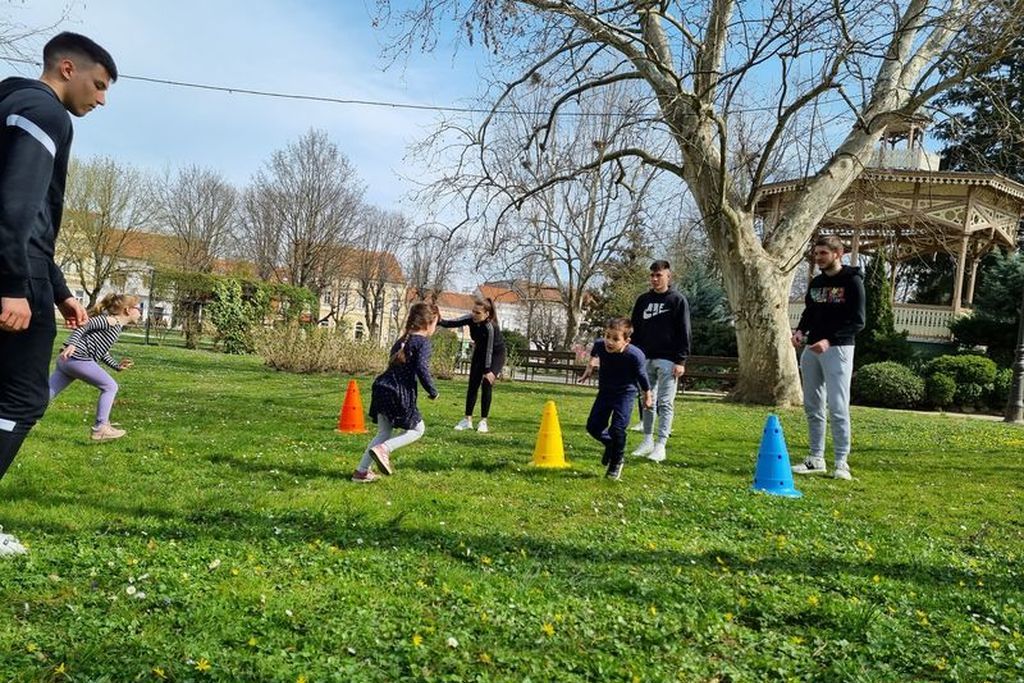 Vrtićarci u koprivničkom parku