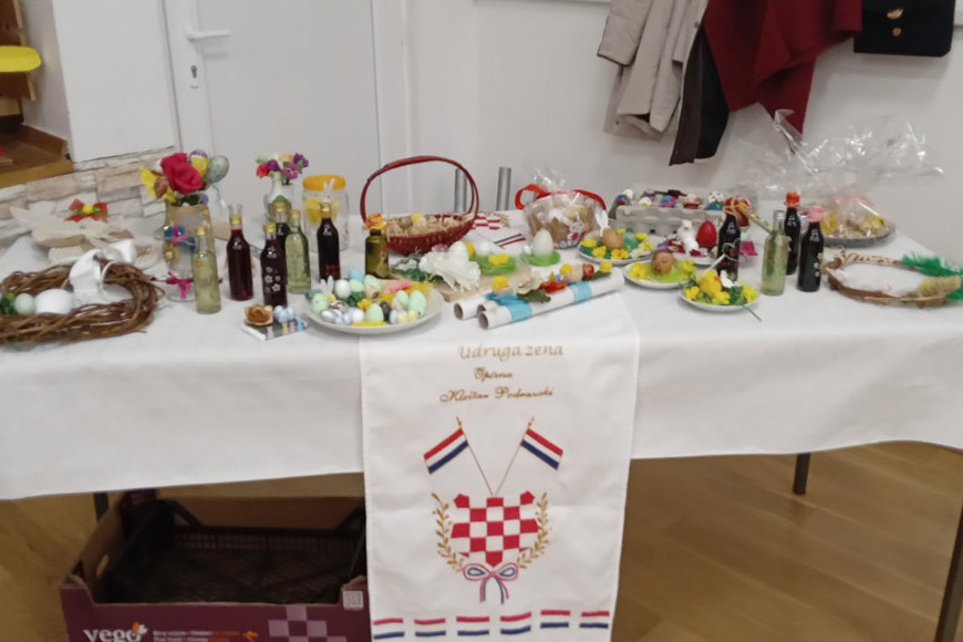 Izložba radova udruge žena Općine Kloštar Podravski
