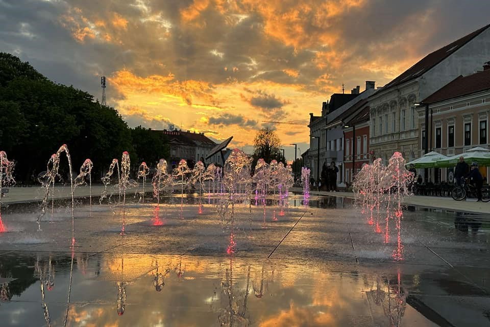 Vodoskok na Zrinskom trgu