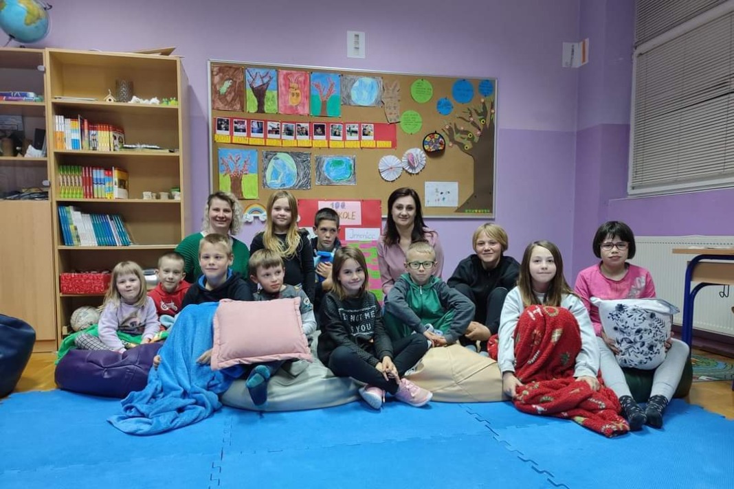 Školarci iz Gotalova i njihove učiteljice na Noći knjiga
