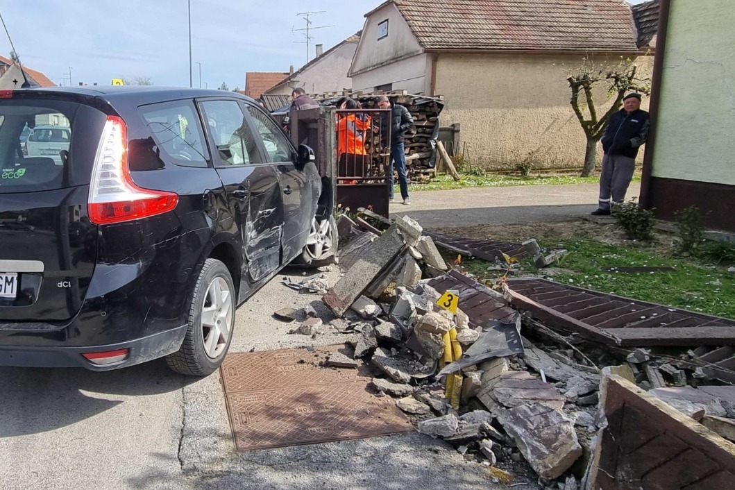 Prometna nesreća u Donjem Banovcu u Koprivnici