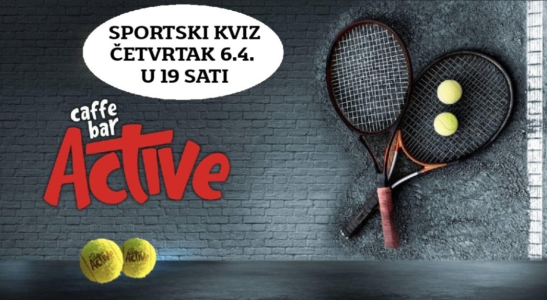 Najava sportskog kviza u Caffe baru Active