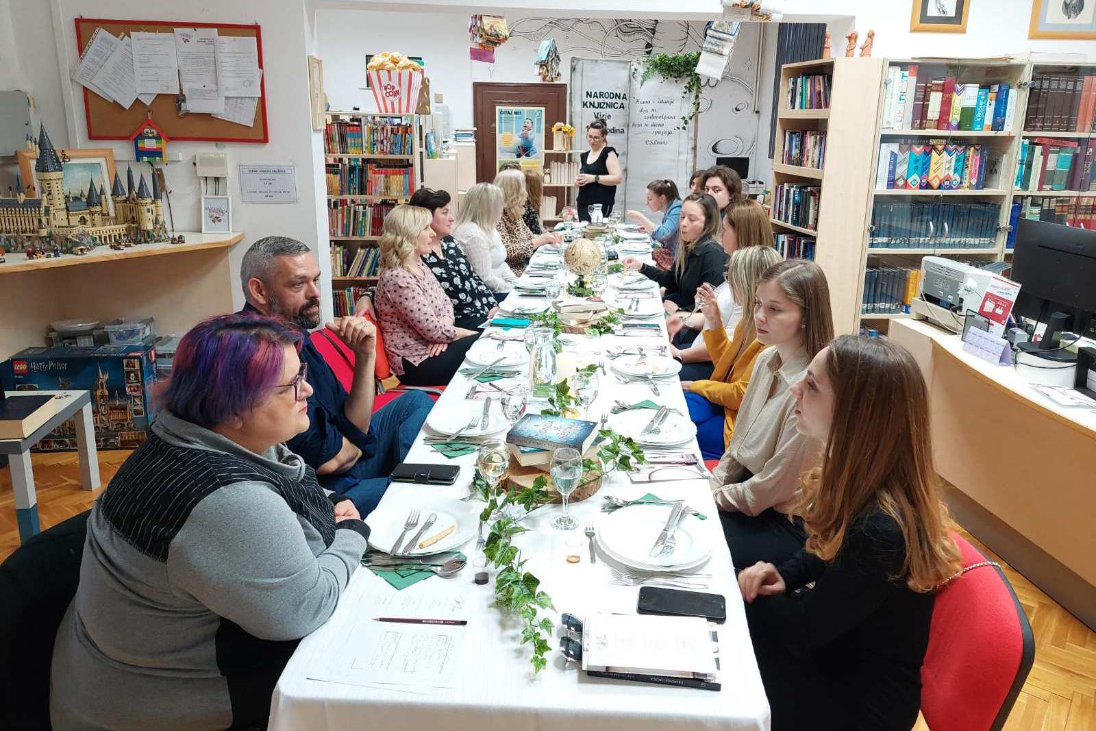 Večera i book tasting u Narodnoj knjižnici Virje