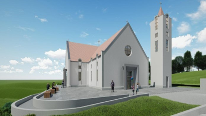 Izgled buduće crkve svetog Leopolda u Koprivnici